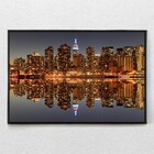 Quadro Decorativo Retrato Gantry Plaza State Park Com Moldura