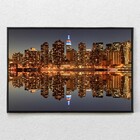 Quadro Decorativo Retrato Gantry Plaza State Park Com Moldura