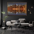 Quadro Decorativo Retrato Gantry Plaza State Park Com Moldura