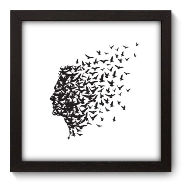 Quadro Decorativo - Revoada - 22cm X 22cm - 104qndap