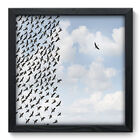 Quadro Decorativo - Revoada - 33cm X 33cm - 033qndbp