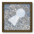 Quadro Decorativo - Revoada - 33cm X 33cm - 321qddm