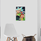 Quadro Decorativo Rick And Morty Cientista Maluco 25x33
