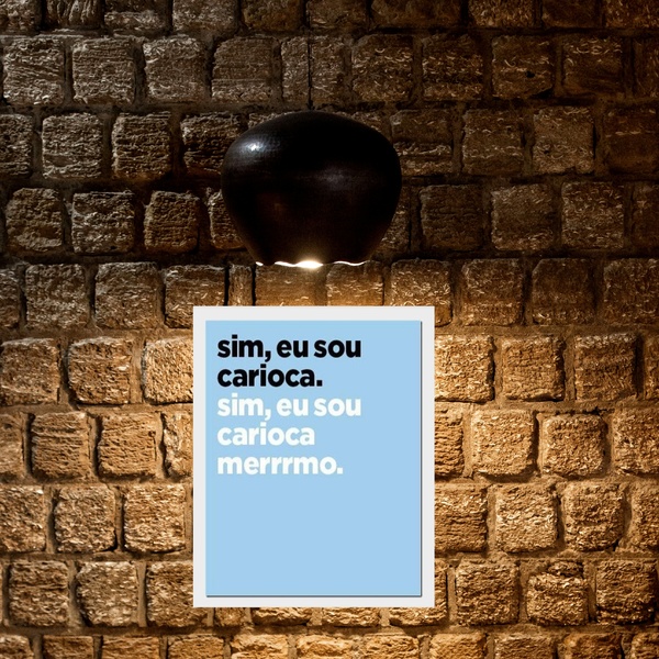 Quadro Decorativo Rio De Janeiro - Carioca Mermo 33x24cm - Co