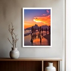 Quadro Decorativo Rio De Janeiro Sol Futebol  - 70x50cm Moldu