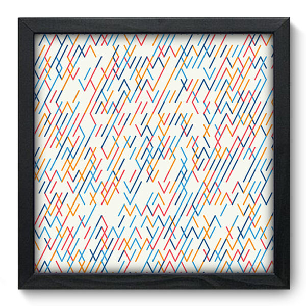 Quadro Decorativo - Riscos - 33cm X 33cm - 235qdap