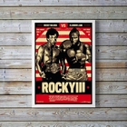 Quadro Decorativo Rocky Balboa iii 45x34cm - Com Vidro Moldur