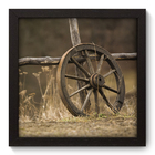 Quadro Decorativo - Roda - 22cm X 22cm - 034qddp