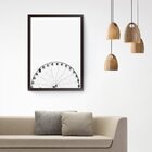 Quadro Decorativo Roda Gigante 2 30x40cm Branco