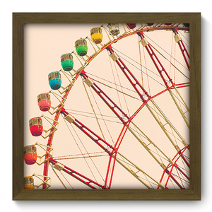Quadro Decorativo Roda Gigante 33cm X 33cm 040qdum Leroy Merlin