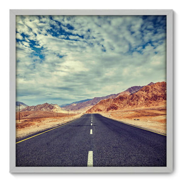 Quadro Decorativo - Rodovia - 70cm X 70cm - 011qnpdb