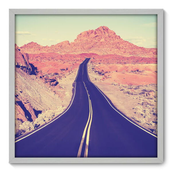 Quadro Decorativo - Rodovia - 70cm X 70cm - 081qnpdb