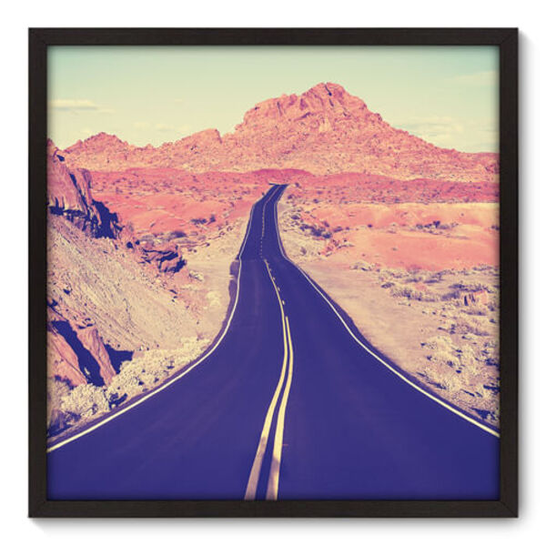 Quadro Decorativo - Rodovia - 70cm X 70cm - 081qnpdp