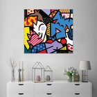 Quadro Decorativo Romero Britto Best Friends