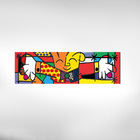 Quadro Decorativo Romero Britto The Hug O Abraço