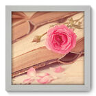 Quadro Decorativo - Rosa - 22cm X 22cm - 025qdob
