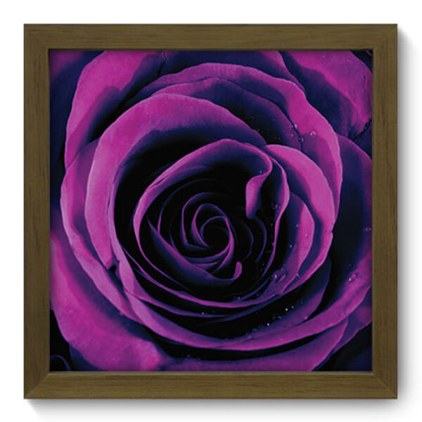 Quadro Decorativo - Rosa - 22cm X 22cm - 046qdfm
