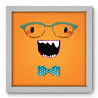 Quadro Decorativo - Rosto Laranja - 22cm X 22cm - 036qdib