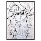 Quadro Decorativo Rostos Abstratos