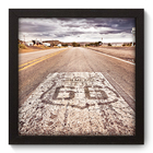 Quadro Decorativo - Rota 66 - 22cm X 22cm - 048qnmap