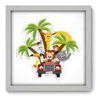 Quadro Decorativo - Safari - 33cm X 33cm - 031qdbb