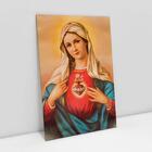 Quadro Decorativo Sagrado Coração De Maria Imaculada 1 Tela