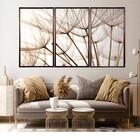 Quadro Decorativo Sala/hall Dente De Leão Marrom  50x70