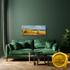 Quadro Decorativo Sala Quarto Art Paisagem Colheita No Campo