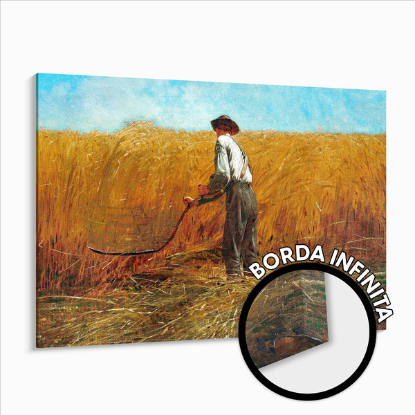 Quadro Decorativo Sala Quarto Arte Colheita No Campo 60x40cm