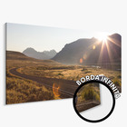 Quadro Decorativo Sala Quarto Paisagem Carro No Por Do Sol