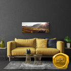 Quadro Decorativo Sala Quarto Paisagem Carro No Por Do Sol