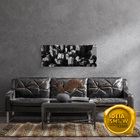 Quadro Decorativo Sala Quarto Paisagem Cidade Preto E Branco