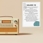 Quadro Decorativo Salmo 10 33x24cm Moldura Preta