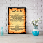 Quadro Decorativo Salmo 12