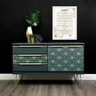 Quadro Decorativo Salmo 91 33x24cm Moldura:madeira Preta