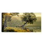 Quadro Decorativo Salmo 91 Paisagem 55x100cm