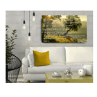 Quadro Decorativo Salmo 91 Paisagem 55x100cm