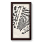 Quadro Decorativo - Sanfona - 19cm X 34cm - 035qdgp