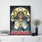Quadro Decorativo Santa Sara Kali 33x24cm Moldura:madeira Bra