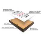 Quadro Decorativo Santo Anjo Do Senhor Rosa 40x60cm