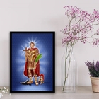 Quadro Decorativo Santo Expedito 24x18cm - Com Vidro Moldura: