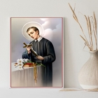 Quadro Decorativo São Geraldo 24x18cm - Com Vidro Moldura:mad