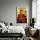 Quadro Decorativo São Sebastião  - 70x50cm Moldura Preta