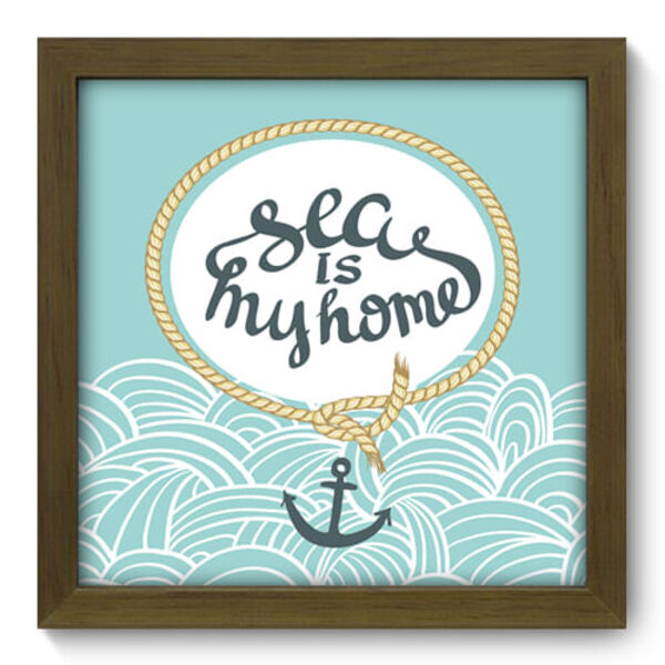 Quadro Decorativo - Sea - 22cm X 22cm - 069qdkm