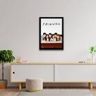 Quadro Decorativo Seriado Friends 33x24cm - Com Vidro Moldura