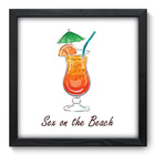 Quadro Decorativo - Sex On The Beach - 33cm X 33cm - 381qdcp
