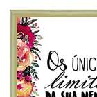 Quadro Decorativo Sloan L Branco E Floral