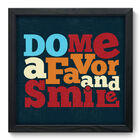 Quadro Decorativo - Smile - 33cm X 33cm - 015qdrp