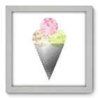 Quadro Decorativo - Sorvete - 22cm X 22cm - 161qnaab