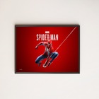Quadro Decorativo Spider Man 33x24cm - Com Vidro Moldura:made